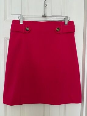 Ann Taylor Hot Pink knit Skirt